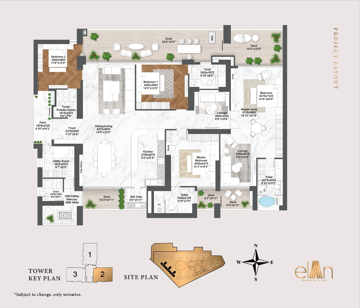 Elan The Emperor Floor Plan