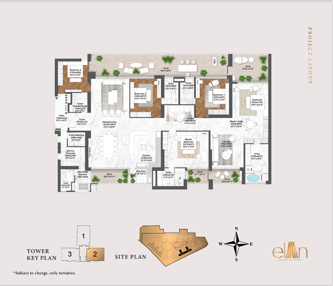 Elan The Emperor Floor Plan